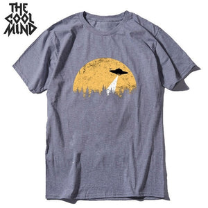 COOLMIND short sleeve 100% cotton cool space men T shirt casual summer loost men tshirt cool o-neck t-shirt male men tee shirt