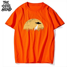 Load image into Gallery viewer, COOLMIND short sleeve 100% cotton cool space men T shirt casual summer loost men tshirt cool o-neck t-shirt male men tee shirt
