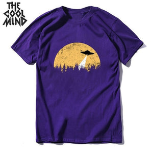 COOLMIND short sleeve 100% cotton cool space men T shirt casual summer loost men tshirt cool o-neck t-shirt male men tee shirt