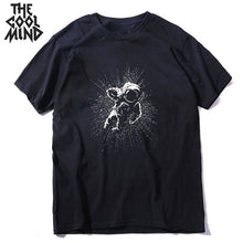 Load image into Gallery viewer, COOLMIND short sleeve 100% cotton cool space men T shirt casual summer loost men tshirt cool o-neck t-shirt male men tee shirt
