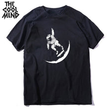 Load image into Gallery viewer, COOLMIND short sleeve 100% cotton cool space men T shirt casual summer loost men tshirt cool o-neck t-shirt male men tee shirt
