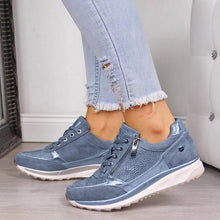 Load image into Gallery viewer, WENYUJHNew Platform Sneakers Shoes Breathable Casual Shoes Woman Fashion Height Increasing Ladies Shoes Plus Size 35-42 2020
