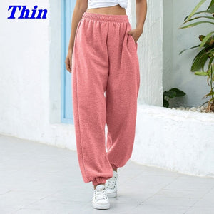 Sweatpants Women Baggy Joggers Women Gray Sports Pants Spring Wide Leg Sweat Pants Oversized Streetwear High Waisted Pants Women