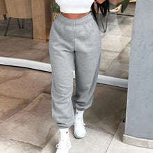 Load image into Gallery viewer, Sweatpants Women Baggy Joggers Women Gray Sports Pants Spring Wide Leg Sweat Pants Oversized Streetwear High Waisted Pants Women
