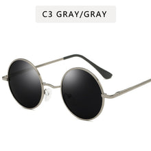 Load image into Gallery viewer, Retro Punk Style Round Polarized Sunglasses  Men Women Brand Designer Round Metal Frame  High Quality  Sun Glasses UV400
