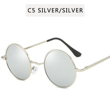 Load image into Gallery viewer, Retro Punk Style Round Polarized Sunglasses  Men Women Brand Designer Round Metal Frame  High Quality  Sun Glasses UV400
