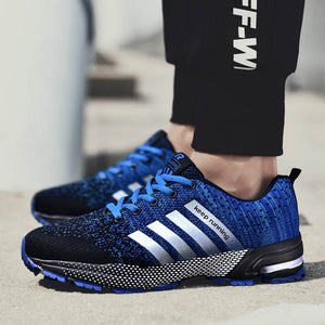 Men Sneakers 2019 Casual Mens Shoes Breathable Trainers Fashions Mesh Man Sneaker Basket Tenis Hombre Unisex Shoe Big Size 35-47