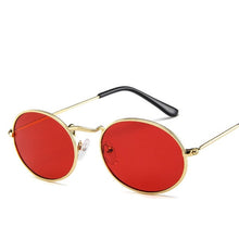 Load image into Gallery viewer, 2020 Oval Women Sunglasses Men Glasses Lady Luxury Retro Metal Sun Glasses Vintage Mirror UV400 oculos de sol
