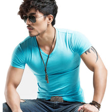 Load image into Gallery viewer, 2020 MRMT Brand Clothing 10 colors Men T Shirt Fitness T-shirts Mens V neck Man T-shirt For Male Tshirts S-5XL Free Shipping
