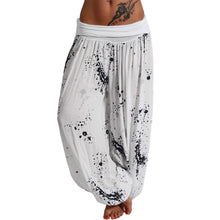Load image into Gallery viewer, New Fashion Women Ladies Printed Band Width Loose Leg Pants Women&#39;s Casual Full Length Harem Pants брюки женские #s
