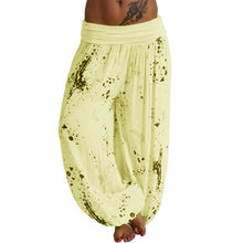 Load image into Gallery viewer, New Fashion Women Ladies Printed Band Width Loose Leg Pants Women&#39;s Casual Full Length Harem Pants брюки женские #s
