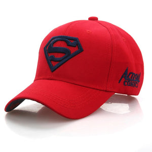 2020 New Letter Superman Cap Casual Outdoor Baseball Caps For Men Hats Women Snapback Caps For Adult Sun Hat Gorras wholesale