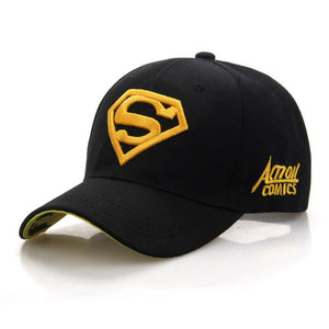 2020 New Letter Superman Cap Casual Outdoor Baseball Caps For Men Hats Women Snapback Caps For Adult Sun Hat Gorras wholesale