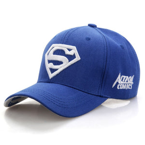 2020 New Letter Superman Cap Casual Outdoor Baseball Caps For Men Hats Women Snapback Caps For Adult Sun Hat Gorras wholesale
