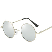 Load image into Gallery viewer, Retro Classic Vintage Round Polarized Sunglasses Men Brand Designer Sun Glasses Women Metal Frame Black lens Eyewear Driving
