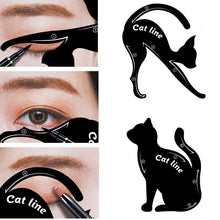 Load image into Gallery viewer, Hot DIY 2 PCS/Set Women Eyeliner Template Pro Eye Makeup Tool Eye Template Shaper Model Easy to make up set Tools
