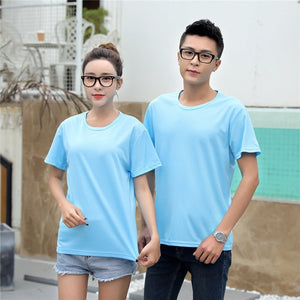 2019 Summer High Quality 11 Color S-4XL Plain T Shirt Women & Man Quick Dry Basic Tshirt Woman Casual Tops Short Sleeve T-shirt