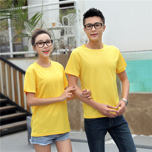 2019 Summer High Quality 11 Color S-4XL Plain T Shirt Women & Man Quick Dry Basic Tshirt Woman Casual Tops Short Sleeve T-shirt