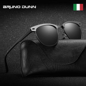 Bruno Dunn Brand design Retro Aluminum classic Sunglasses Polarized men Sun Glasses male oculos de sol masculino Ray UV400 2020