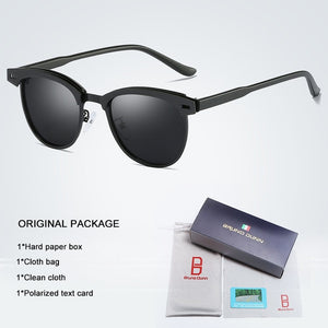 Bruno Dunn Brand design Retro Aluminum classic Sunglasses Polarized men Sun Glasses male oculos de sol masculino Ray UV400 2020