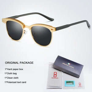 Bruno Dunn Brand design Retro Aluminum classic Sunglasses Polarized men Sun Glasses male oculos de sol masculino Ray UV400 2020