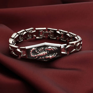 Stainless Steel Bracelets Men Scorpion Charms Men Bracelets Punk Man Bracelets & Bangles Wristband Pulsera HombreJewelry