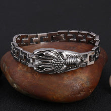 Load image into Gallery viewer, Stainless Steel Bracelets Men Scorpion Charms Men Bracelets Punk Man Bracelets &amp; Bangles Wristband Pulsera HombreJewelry
