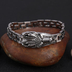 Stainless Steel Bracelets Men Scorpion Charms Men Bracelets Punk Man Bracelets & Bangles Wristband Pulsera HombreJewelry