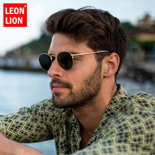 Load image into Gallery viewer, LeonLion 2020 Fashion Retro Sunglasses Men Round Vintage Glasses for Men/Women Luxury Sunglasses Men Small Lunette Soleil Homme
