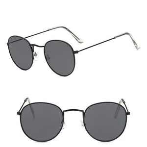 LeonLion 2020 Fashion Retro Sunglasses Men Round Vintage Glasses for Men/Women Luxury Sunglasses Men Small Lunette Soleil Homme