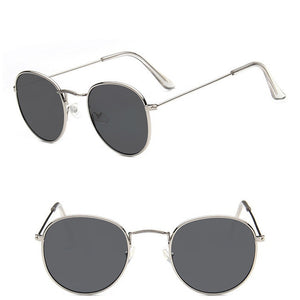 LeonLion 2020 Fashion Retro Sunglasses Men Round Vintage Glasses for Men/Women Luxury Sunglasses Men Small Lunette Soleil Homme