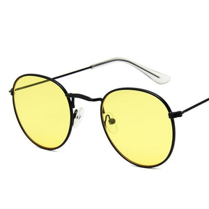 LeonLion 2020 Fashion Retro Sunglasses Men Round Vintage Glasses for Men/Women Luxury Sunglasses Men Small Lunette Soleil Homme