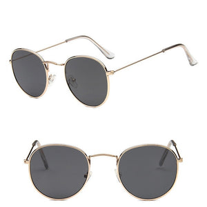 LeonLion 2020 Fashion Retro Sunglasses Men Round Vintage Glasses for Men/Women Luxury Sunglasses Men Small Lunette Soleil Homme
