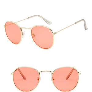 LeonLion 2020 Fashion Retro Sunglasses Men Round Vintage Glasses for Men/Women Luxury Sunglasses Men Small Lunette Soleil Homme