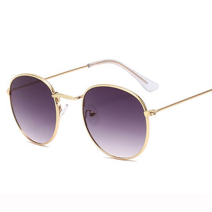 LeonLion 2020 Fashion Retro Sunglasses Men Round Vintage Glasses for Men/Women Luxury Sunglasses Men Small Lunette Soleil Homme