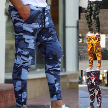 Load image into Gallery viewer, 2019 Autumn New brand Men hip-hop Pencil pants casual Fashion Joggers Pants Male fitness Trousers outdoor camouflage Sweatpants
