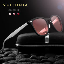 Load image into Gallery viewer, VEITHDIA Brand Unisex Aluminum+TR90 Men&#39;s Photochromic Mirror Sun Glasses Eyewear Accessories Sunglasses For Women 6116
