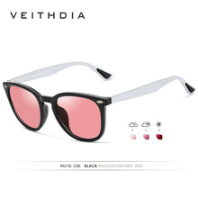 Load image into Gallery viewer, VEITHDIA Brand Unisex Aluminum+TR90 Men&#39;s Photochromic Mirror Sun Glasses Eyewear Accessories Sunglasses For Women 6116
