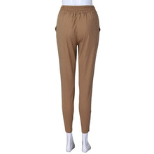 Load image into Gallery viewer, women&#39;s summer trousers Women High Waist Harem Pants Women Bandage Elastic Waist Stripe Casual Pants For women
