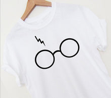 Load image into Gallery viewer, 2019 Harajuku Lightning Glasses T-shirt Plus Size Shirt Tee High Quality SCREEN PRINT Super Soft unisex Cute Couple Tshirts
