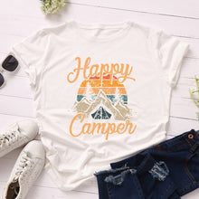 Load image into Gallery viewer, Plus Size Women&#39;s Tops T Shirt Creative Golden Mountain Peak Women T-shirt Graphic Funny Print Cotton Tshirt Summer Top Tees
