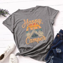 Load image into Gallery viewer, Plus Size Women&#39;s Tops T Shirt Creative Golden Mountain Peak Women T-shirt Graphic Funny Print Cotton Tshirt Summer Top Tees
