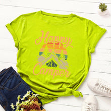 Load image into Gallery viewer, Plus Size Women&#39;s Tops T Shirt Creative Golden Mountain Peak Women T-shirt Graphic Funny Print Cotton Tshirt Summer Top Tees

