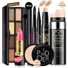 Load image into Gallery viewer, New Women Brand makeup set,Fashion cosmetics kit,Anti-wrinkle BB Cream,WaterProof Roll Mascara,Magic Eyeliner,Charming Lipstick
