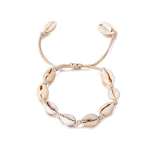 Load image into Gallery viewer, IPARAM Bohemia Vintage Shell Rope Chain Bracelet Women Beach Sea Shell Bracelet Anklet Jewelry Party Gift Wholesale
