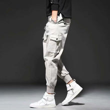 Load image into Gallery viewer, Men&#39;s Side Pockets Cargo Harem Pants 2020 Hip Hop Casual Male Tatical Joggers Trousers Fashion Casual Streetwear Pants
