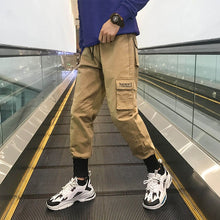 Load image into Gallery viewer, Men&#39;s Side Pockets Cargo Harem Pants 2020 Hip Hop Casual Male Tatical Joggers Trousers Fashion Casual Streetwear Pants
