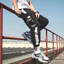 Load image into Gallery viewer, Men&#39;s Side Pockets Cargo Harem Pants 2020 Hip Hop Casual Male Tatical Joggers Trousers Fashion Casual Streetwear Pants
