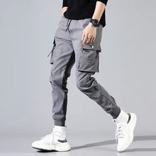Load image into Gallery viewer, Men&#39;s Side Pockets Cargo Harem Pants 2020 Hip Hop Casual Male Tatical Joggers Trousers Fashion Casual Streetwear Pants
