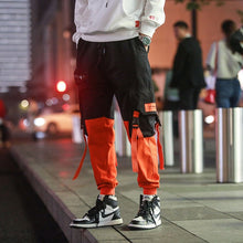 Load image into Gallery viewer, Men&#39;s Side Pockets Cargo Harem Pants 2020 Hip Hop Casual Male Tatical Joggers Trousers Fashion Casual Streetwear Pants
